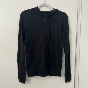 Lululemon Black Knit Zip Up Sweater